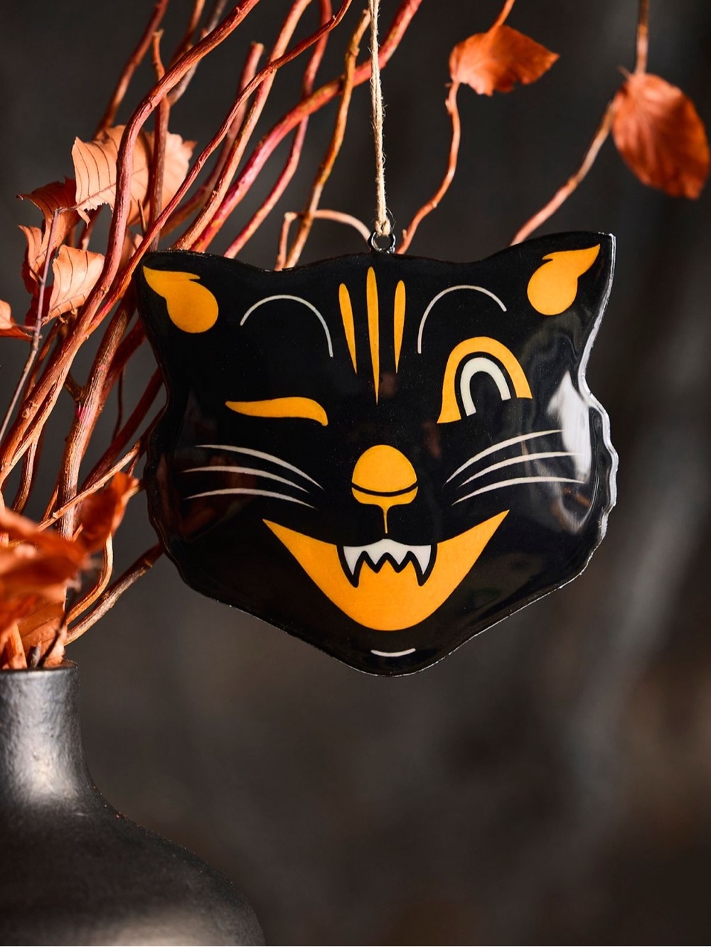 Anthropologie x Terrain Enamelware Cat Ornament